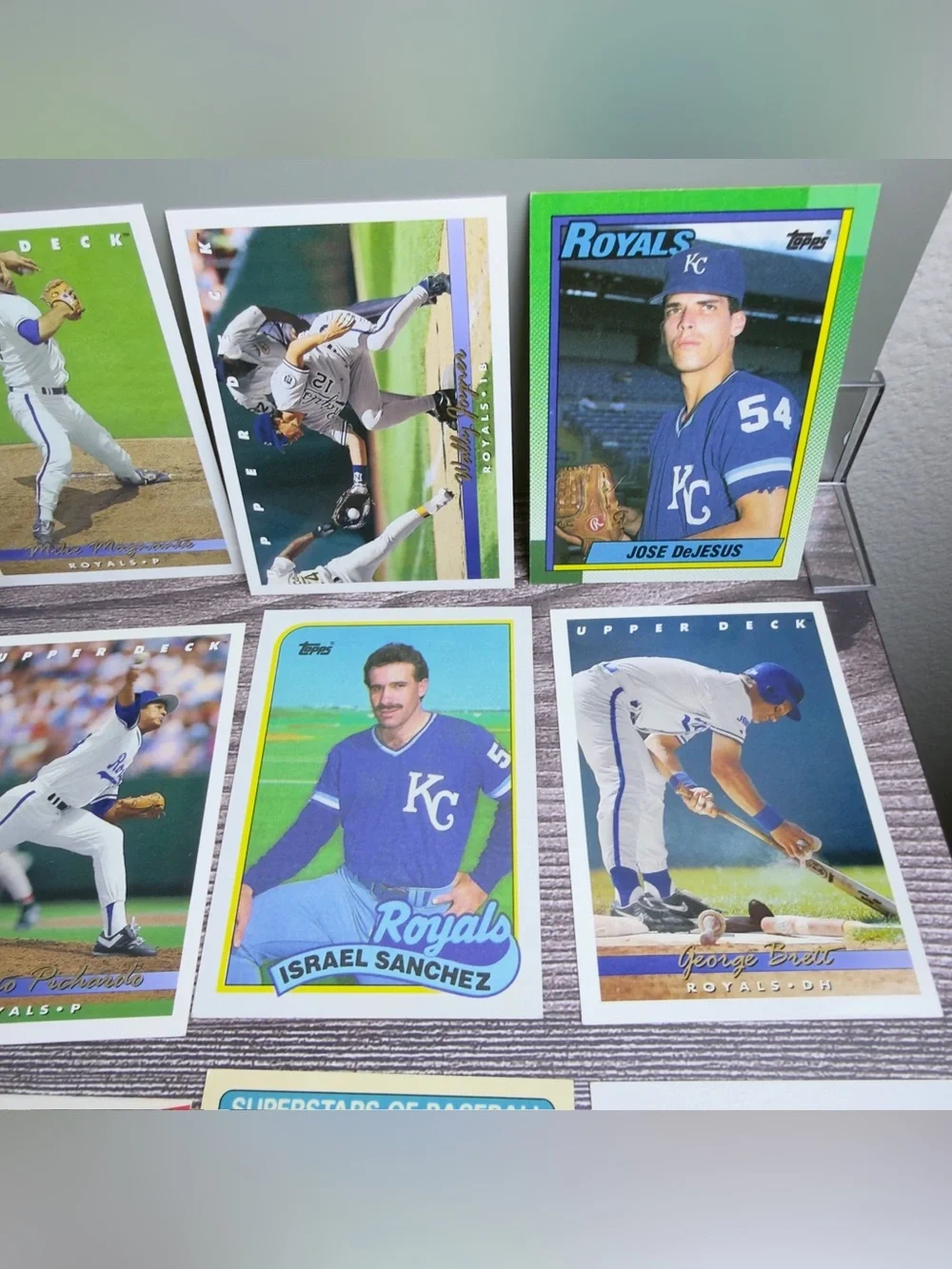 Kansas City Royals Card Lot of 24 Brett Saberhagen Tartabull +